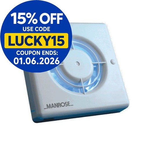 Manrose extractor fan toilet - extractor,