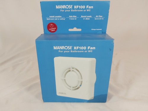 Manrose xf100 100mm bathroom - xf100,