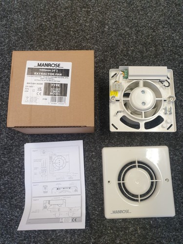 Manrose extractor fan 100mm