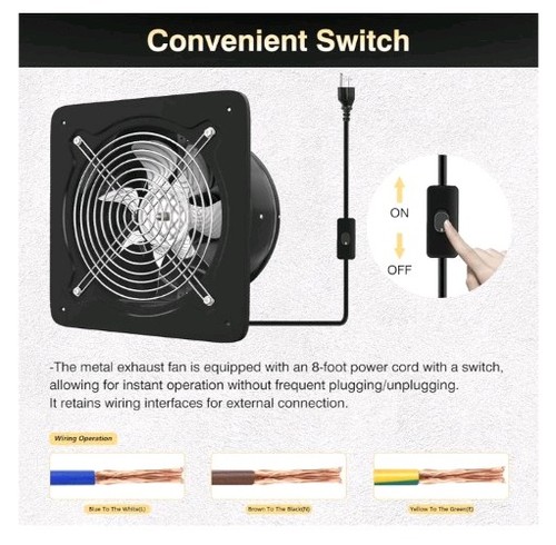 Electric exhaust fan inch - fan, 10