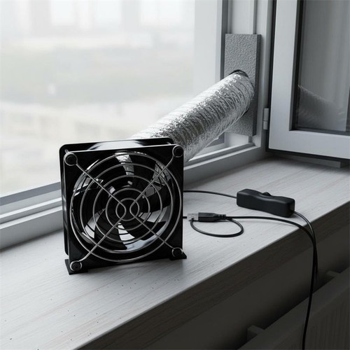 Fume extractor fan - fan, portable